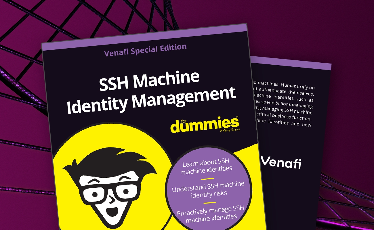 SSH Machine Identity Management for Dummies - cover graphic