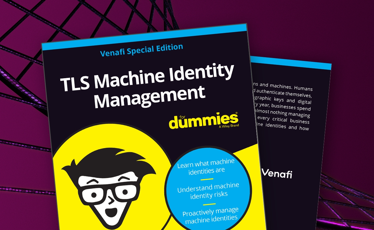 TLS Machine Identity Management for Dummies - cover graphic