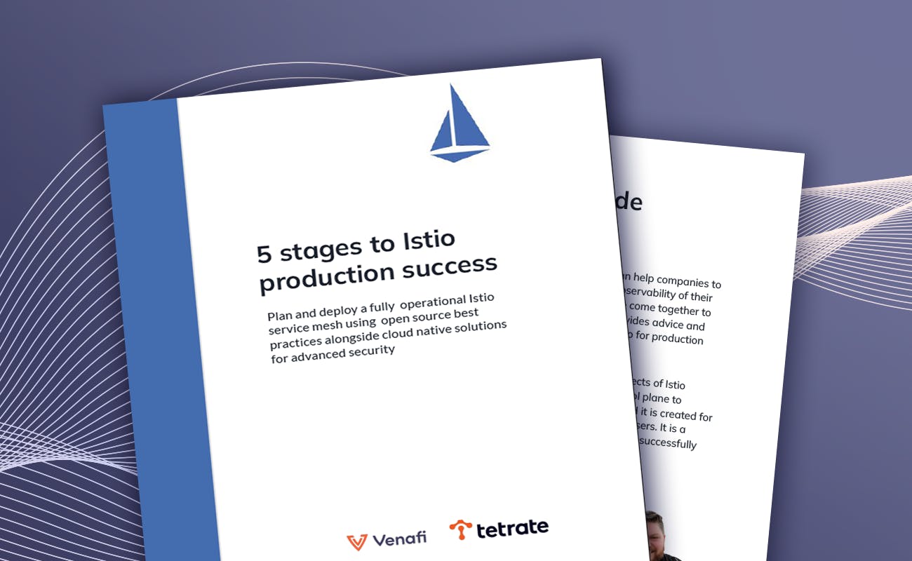 5 Stages to Istio Production Success - cover graphic