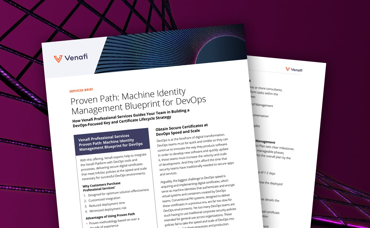 Proven Path: Machine Identity Management Blueprint for DevOps - cover graphic