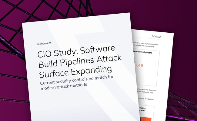 CIO Study: Software Build Pipelines Attack Surface Expanding | Current Security Controls No Match for Modern Attack Methods