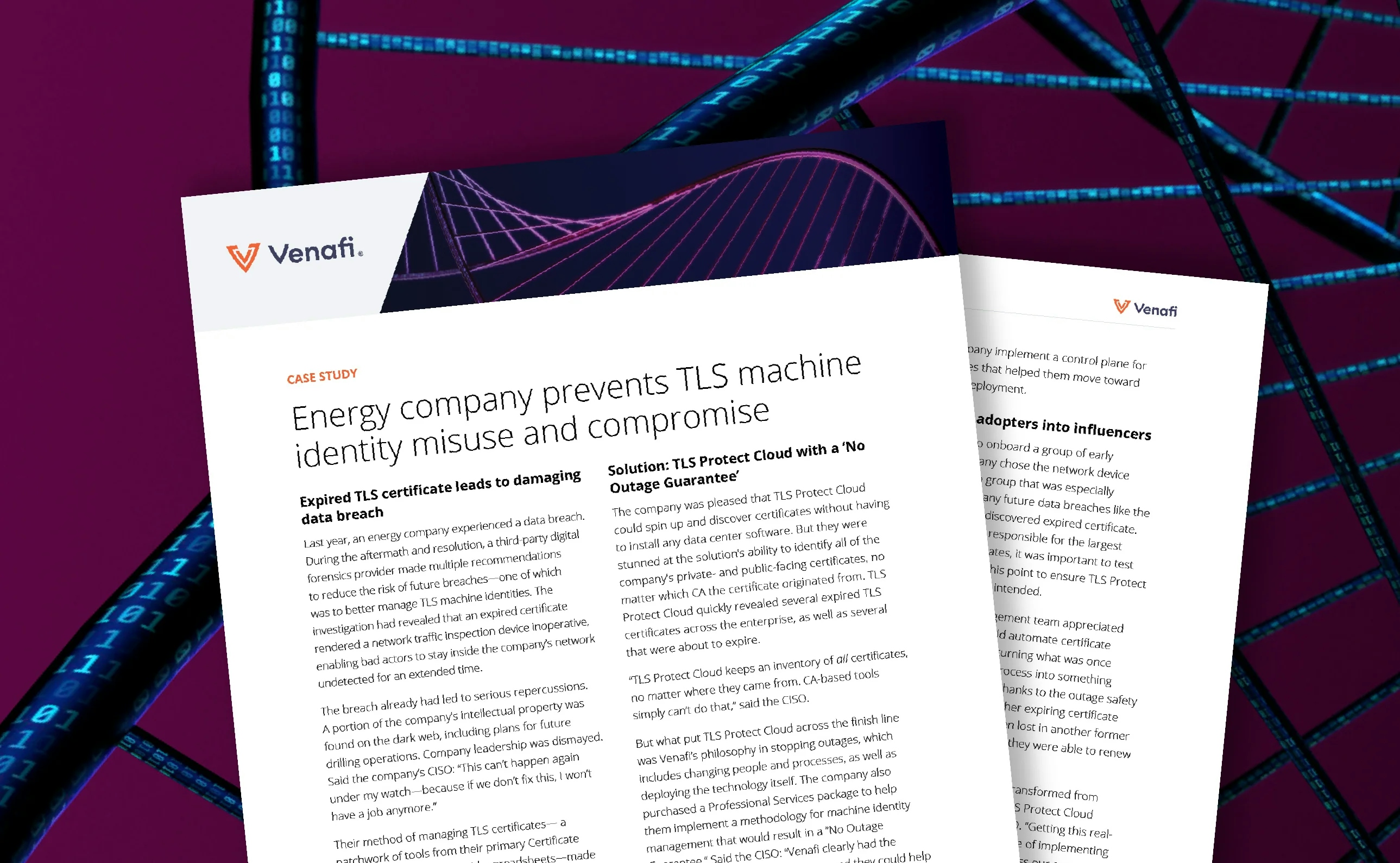 Energy company prevents TLS certificate misuse and compromise - cover graphic
