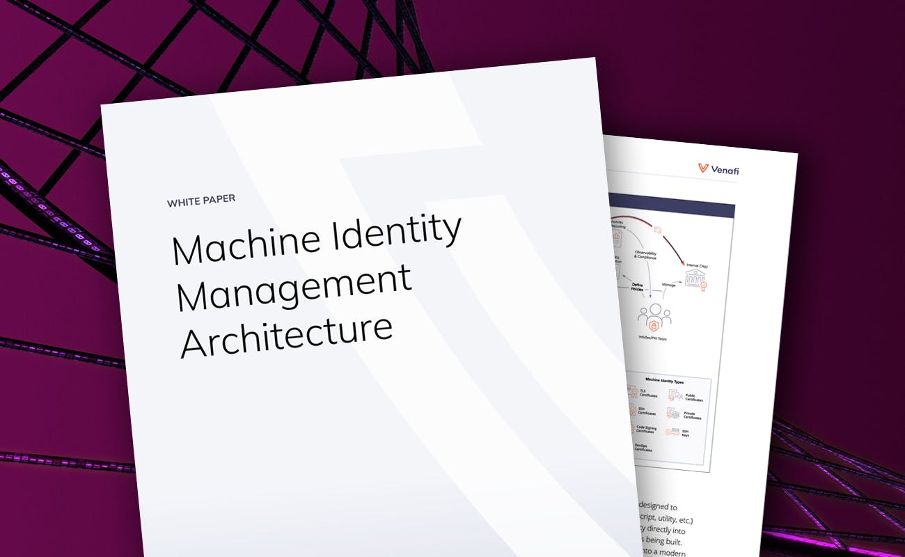 Machine Identity Management Architecture - cover graphic