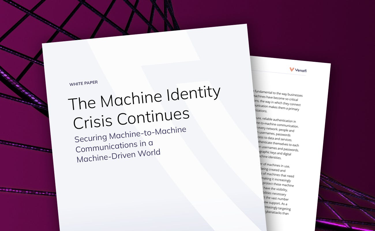 The Machine Identity Crisis Continues - cover graphic