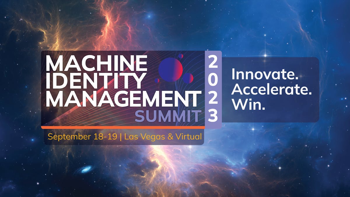 Announcing Our Stellar Speaker Lineup at Machine Identity Management Summit 2023 - cover graphic